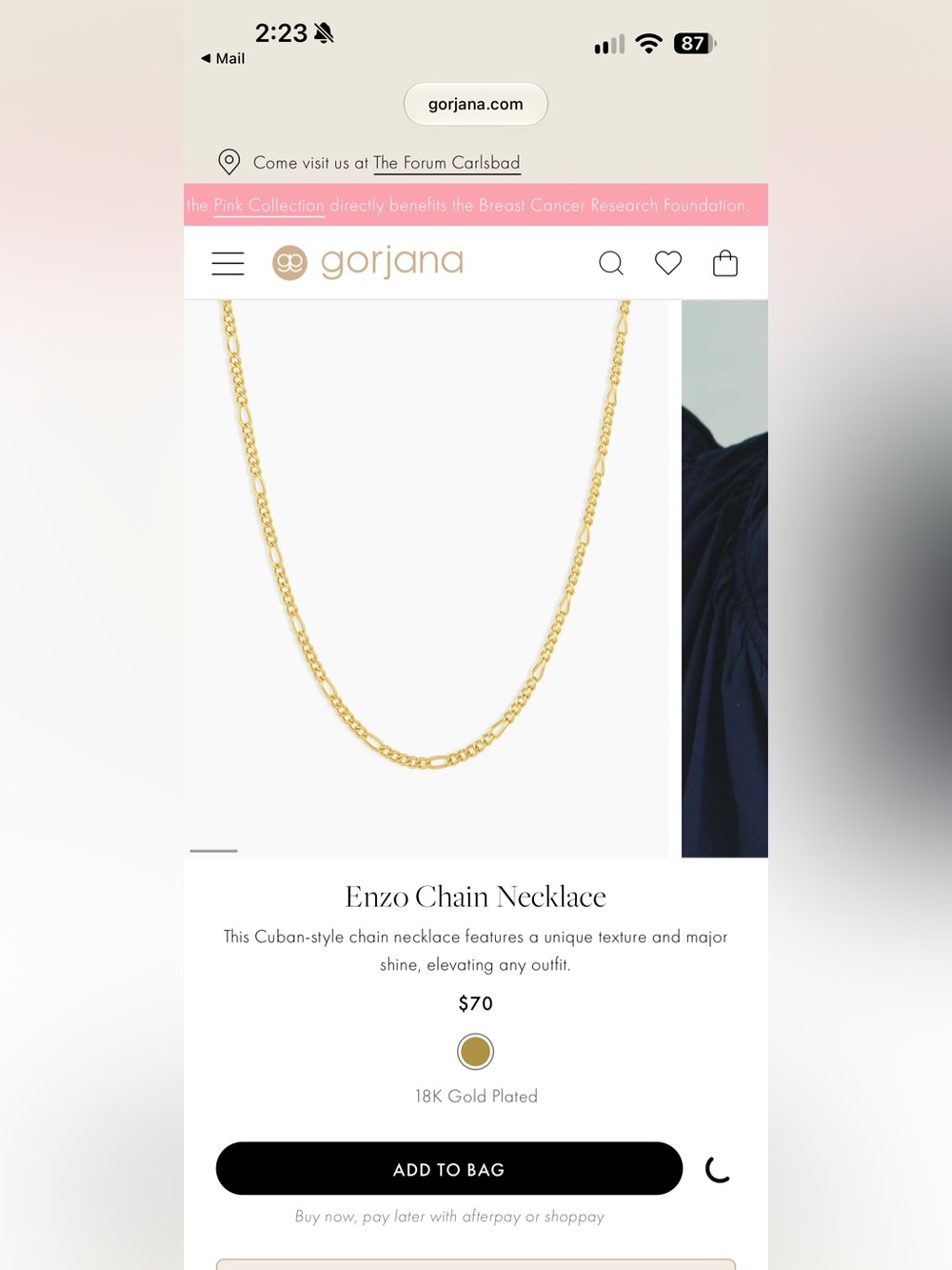 Gorjana Enzo necklace